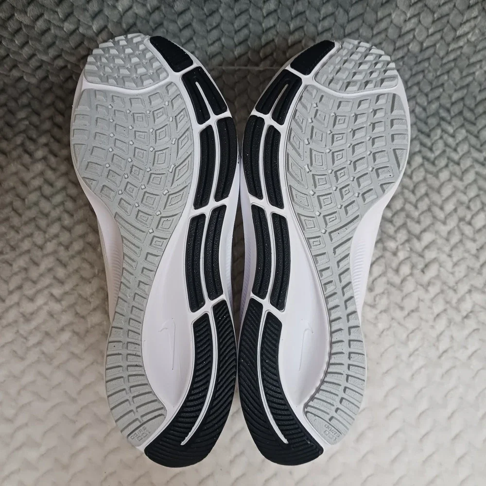 Nike Air Zoom Pegasus 38 White Black Men's Walking Running Sneakers Shoes Size 7